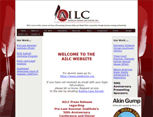 Tablet Screenshot of ailc-inc.org